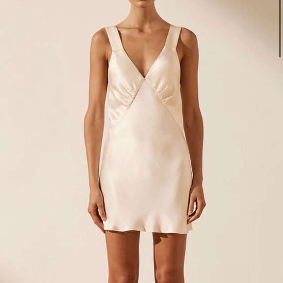 White Satin Dress from Shana Joy - Picture 2 of 6